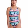 Santa Monica Revibe Low X-Back Swimsuit - Multi -Swim District DolfinUgliesSantaMonicaRevibeLowX BackSwimsuit Multi