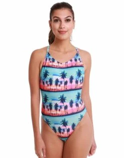 Santa Monica Revibe Low X-Back Swimsuit - Multi
