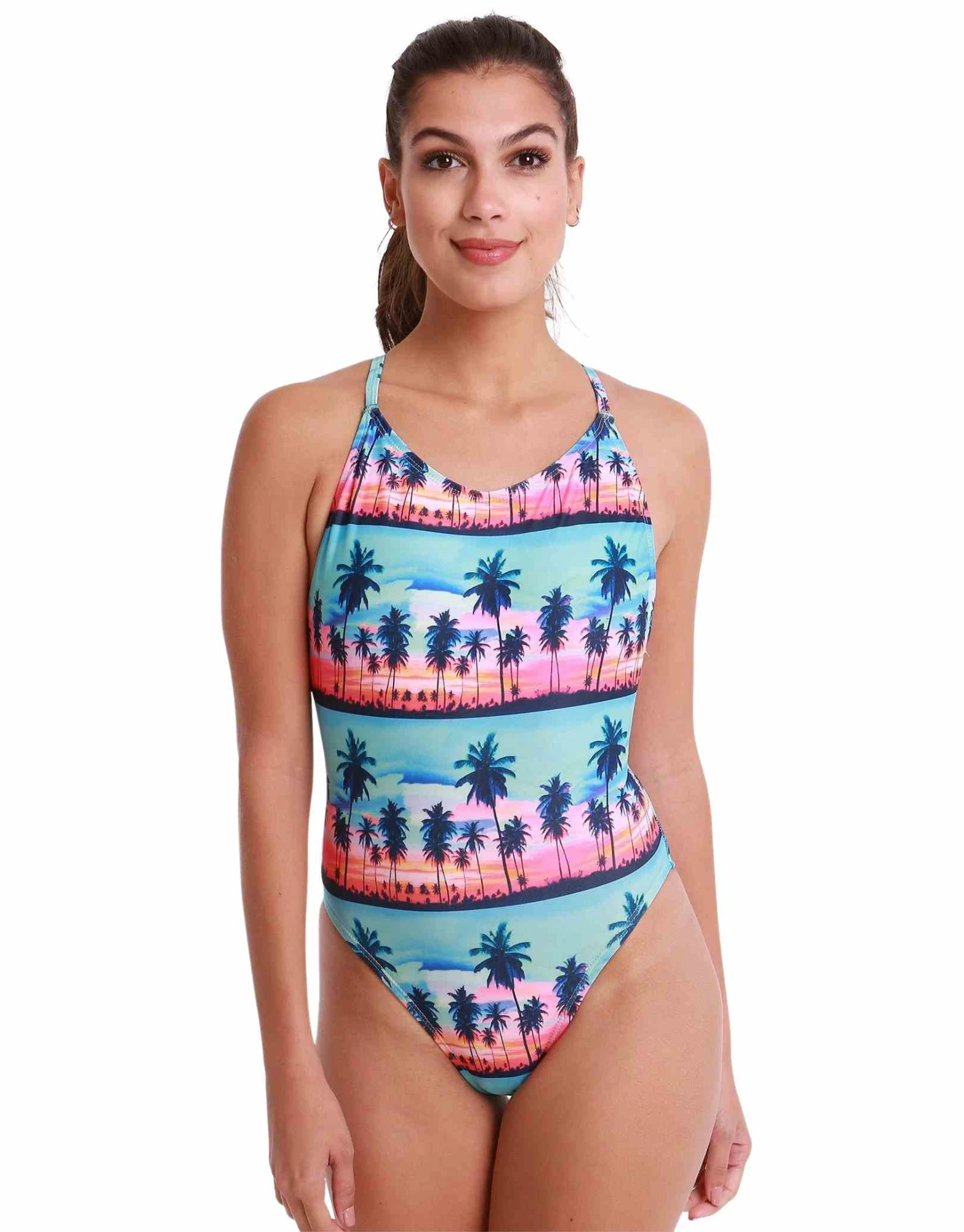 Santa Monica Revibe Low X-Back Swimsuit - Multi 3 Santa Monica Revibe Low X-Back Swimsuit - Multi
