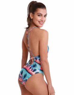 Santa Monica Revibe Low X-Back Swimsuit - Multi 10 Santa Monica Revibe Low X-Back Swimsuit - Multi -Swim District DolfinUgliesSantaMonicaRevibeLowX BackSwimsuit Multi 3
