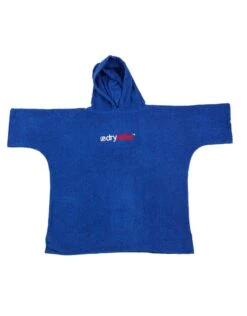 Kids Organic Cotton Short Sleeve Towel Poncho - 10-13 Yrs -Swim District Dryrobe kids cotton robe 10 13 6