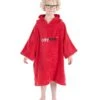 Kids Organic Cotton Short Sleeve Towel Poncho - 5-9 Yrs -Swim District Dryrobe kids cotton towel robe 5 9 10
