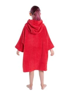 Kids Organic Cotton Short Sleeve Towel Poncho - 5-9 Yrs -Swim District Dryrobe kids cotton towel robe 5 9 9