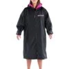 Advance Long Sleeve Adult Robe - Black/Pink -Swim District DryrobeAdvanceLongSleeve Black Pink