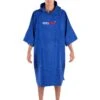 Organic Cotton Short Sleeve Adult Towel Poncho - Royal Blue -Swim District DryrobeOrganicCottonShortSleeveTowel RoyalBlue 2
