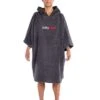 Organic Cotton Short Sleeve Adult Towel Poncho - State Grey