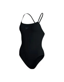 Speedo ECO Endurance Plus Thinstrap Swimsuit - Black -Swim District ECOEnduranceBlackthinstraps 1