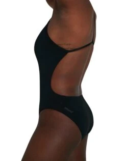 Speedo ECO Endurance Plus Thinstrap Swimsuit - Black -Swim District ECOEnduranceBlackthinstraps 2