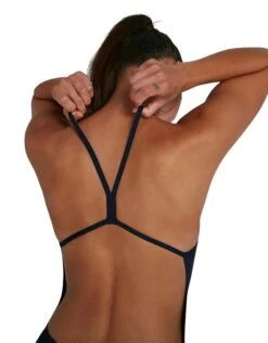 Speedo ECO Endurance Plus Thinstrap Swimsuit - Navy -Swim District ECOEnduranceNavy 1