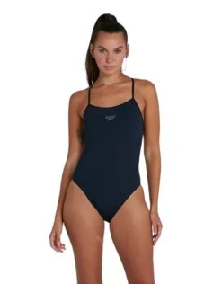 Speedo ECO Endurance Plus Thinstrap Swimsuit - Navy