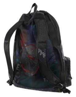 TYR Elite Team Mesh Backpack - 40L 9 TYR Elite Team Mesh Backpack - 40L -Swim District EliteTeamMeshBackpack 4