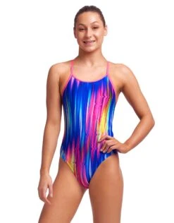 FUNKITA Girls Event Horizon Diamond Back Swimsuit