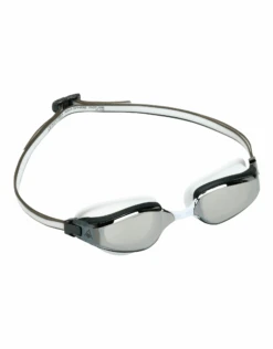 AQUA SPHERE Fastlane Goggles - Mirrored Lens 9 AQUA SPHERE Fastlane Goggles - Mirrored Lens -Swim District FastlaneWhiteBlack 2