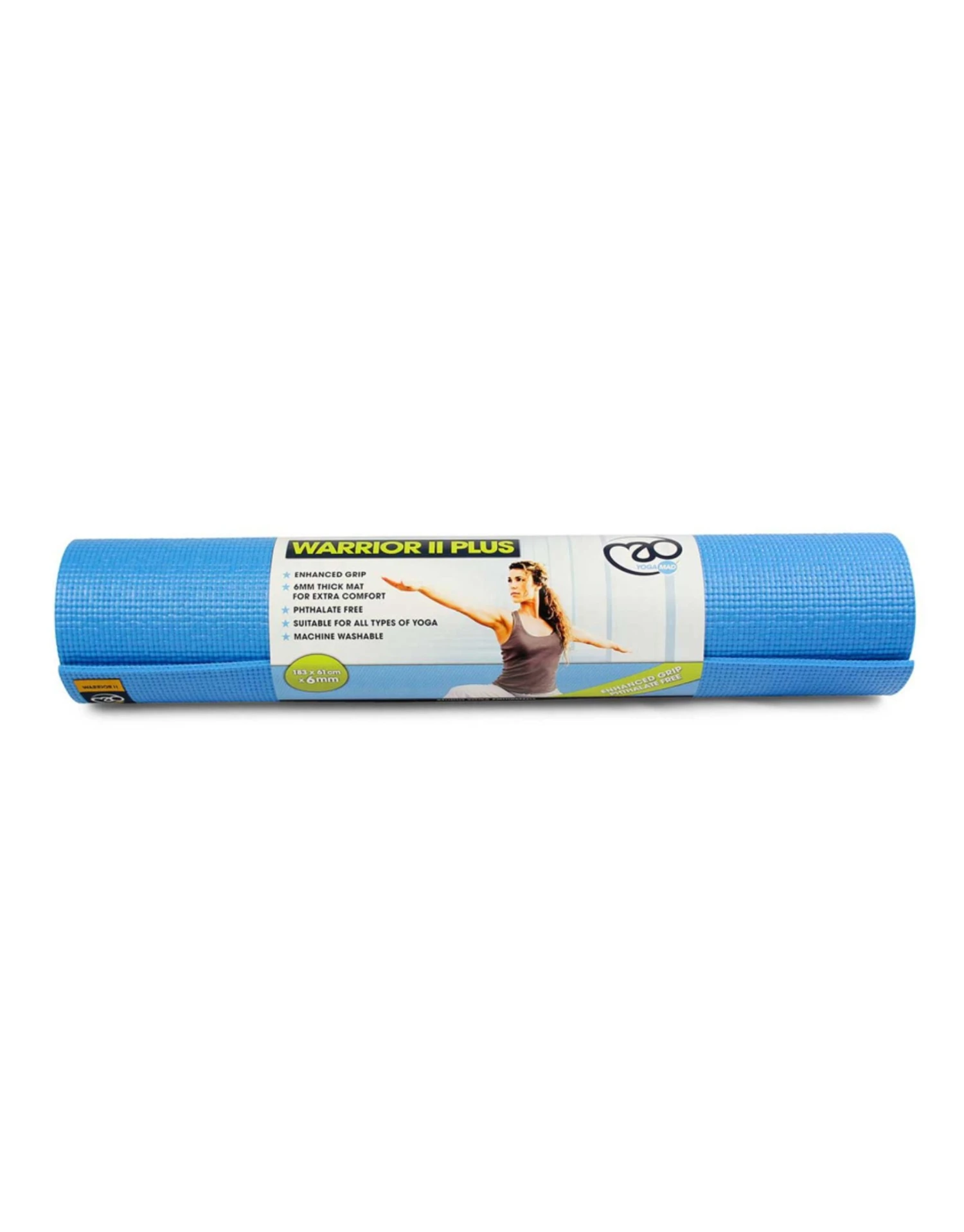 Fitness-Mad Warrior II Plus Yoga Mat - 6mm 4 Fitness-Mad Warrior II Plus Yoga Mat - 6mm - Image 2