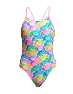 FUNKITA Girls Pastel Porpie Diamond Back Swimsuit -Swim District Funkita Girls Pastel Porpie Diamond Back Swimsuit 2