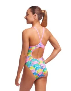 FUNKITA Girls Pastel Porpie Diamond Back Swimsuit -Swim District Funkita Girls Pastel Porpie Diamond Back Swimsuit 3