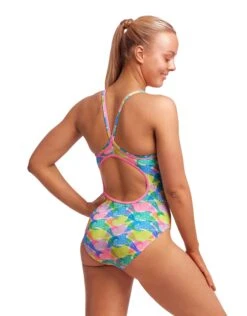 FUNKITA Pastel Porpie Diamond Back Swimsuit -Swim District Funkita Pastel Porpie Diamond Back 1