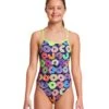 FUNKITA Girls Dunking Donuts Single Strap Swimsuit -Swim District Funkita dunking donuts single strap swimsuit 3