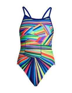 FUNKITA Girls Land Lines Single Strap Swimsuit -Swim District Funkita lind lines single strap swimsuit 4