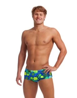 Funky Trunks Blue Bottle Classic Swim Trunks -Swim District Funky Trunks Blue Bottle Classic Trunks 2