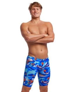 Funky Trunks Battle Blue Swim Jammers -Swim District FunkyTrunksBattleBlueSwimJammers 1