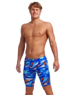Funky Trunks Battle Blue Swim Jammers