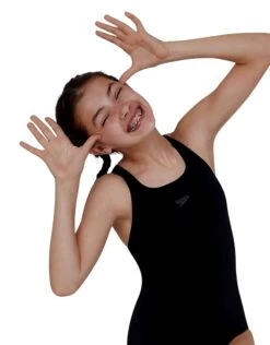 Speedo Girls Endurance Plus Medalist - Black -Swim District GirlsEndurancePlusMedalist Black 4