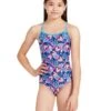 Zoggs Girls Fiery Star Tie Back Swimsuit -Swim District GirlsFieryStarTieBackSwimsuit 1