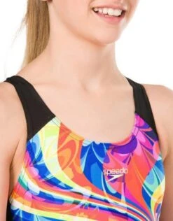 Speedo Girls Geoflash Digital Placement Splashback - Black/Blue 14 Speedo Girls Geoflash Digital Placement Splashback - Black/Blue -Swim District GirlsGeoflashDigitalPlacementSplashback BlackBlue 4