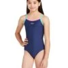 Zoggs Girls Kerrawa Strikeback Swimsuit - Navy/Purple/Coral -Swim District GirlsKerrawaStrikebackSwimsuit NavyPurpleCoral 2
