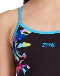 Zoggs Girls Neon Cracker Sprintback Swimsuit -Swim District GirlsNeonCrackerSprintbackSwimsuit 3