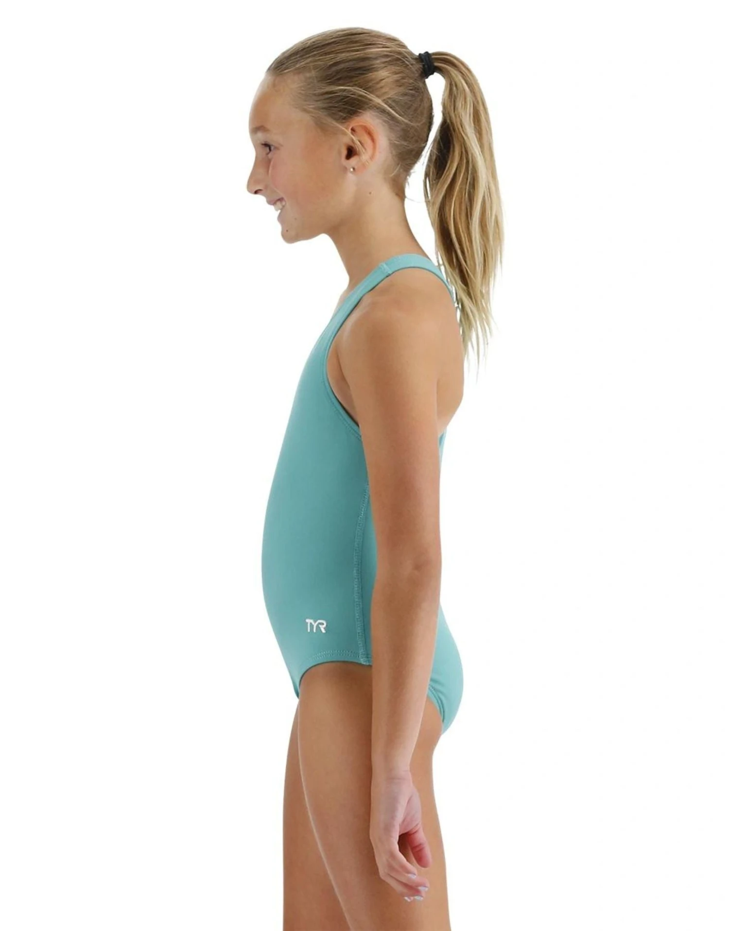 TYR Girls Solid Durafast Elite Ella MaxFit Swimsuit - Latigo Bay 6 TYR Girls Solid Durafast Elite Ella MaxFit Swimsuit - Latigo Bay - Image 4