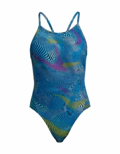 FUNKITA Girls Wires Crossed Diamond Back Swimsuit -Swim District GirlsWiresCrossedDiamondBackSwimsuit 5
