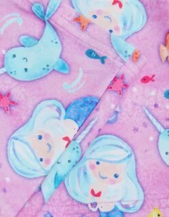 Speedo Tots Girls Printed Sun Protection Set - Green/Pink -Swim District Girls PrintedSunProtectionSet GreenPink 1