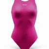Head Girls Solid Splice Swimsuit - Magenta -Swim District HeadGirlsMagentaSolid