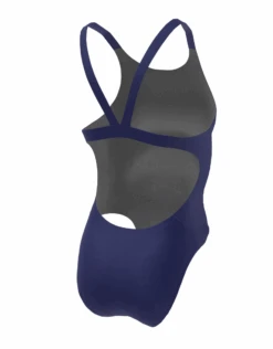 Nike Hydrastrong Solid Fastback Swimsuit - Midnight Navy -Swim District HydrastrongFastbackSwimsuit Blue 2