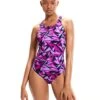 Speedo Hyperboom Allover Medalist Swimsuit - Navy/Purple -Swim District HyperboomAlloverMedalistSwimsuit NavyPurple 3