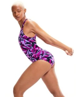 Speedo Hyperboom Allover Medalist Swimsuit - Navy/Purple 13 Speedo Hyperboom Allover Medalist Swimsuit - Navy/Purple -Swim District HyperboomAlloverMedalistSwimsuit NavyPurple 5