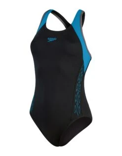 Speedo Hyperboom Flyback Swimsuit - Black/Blue -Swim District HyperboomFlyback BlackBlue 1