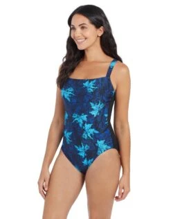 Zoggs Indigo Forest Adjustable Classicback Swimsuit 13 Zoggs Indigo Forest Adjustable Classicback Swimsuit -Swim District IndigoForestAdjustableClassicback 2