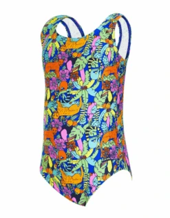 Zoggs Tots Girls Jungle Scoopback -Swim District JungleScoopback RGB
