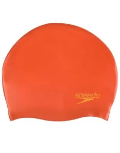 Speedo Junior Plain Moulded Silicone Cap -Swim District JuniorPlainMouldedSiliconeCap1 1