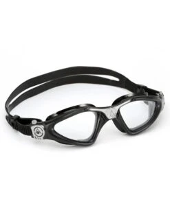 AQUA SPHERE Kayenne Goggles - Clear Lens -Swim District KAYENNECLEARBLACKSILVER 1