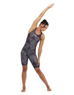 Arena Kikko Pro Full Body Legsuit - Black/White -Swim District KikkoProFullBodyLegsuit BlackWhite 3