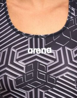 Arena Kikko Pro Full Body Legsuit - Black/White -Swim District KikkoProFullBodyLegsuit BlackWhite 4