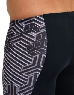 Arena Kikko Pro Swim Jammer - Black/White -Swim District KikkoProSwimJammer BlackWhite 7
