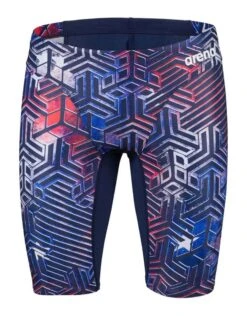 Arena Kikko Pro Swim Jammer - Red/White/Blue -Swim District KikkoProSwimJammer RedWhiteBlue 2