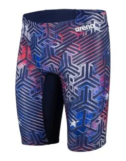 Arena Kikko Pro Swim Jammer - Red/White/Blue -Swim District KikkoProSwimJammer RedWhiteBlue 8