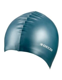 BeCo Metallic Silicone Swimming Cap -Swim District MetallicSiliconeSwimmingCap 3