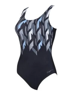 Zoggs Metropolis Print Adjustable Scoopback Swimsuit -Swim District Metropoliszoggsadjustablescoopback 3